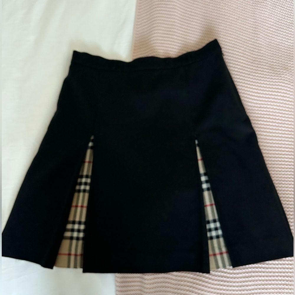 Burberrys Black Skirt